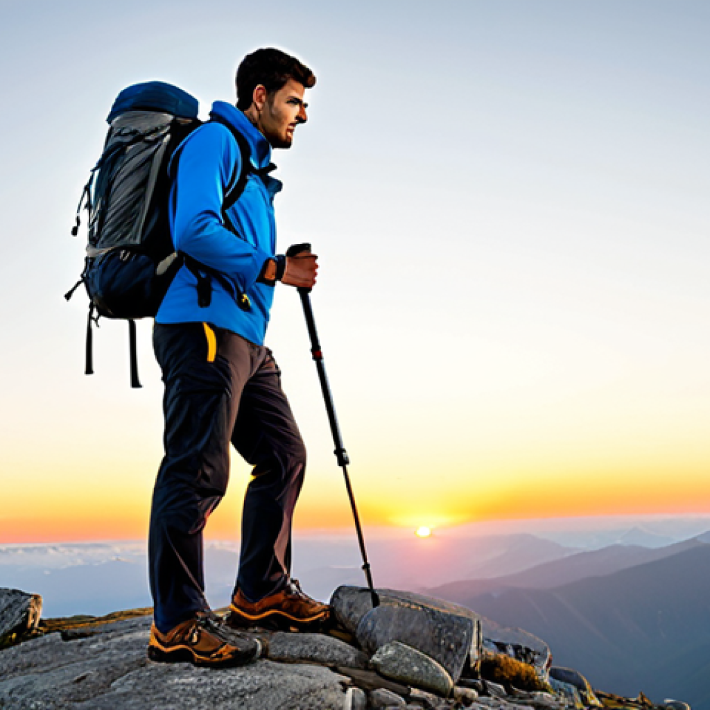 Pro Trek - Adventure Time**

"A fully clothed hiker, professional gear, appropriate attire, standing on a mountain summit at sunrise, wearing a Casio Pro Trek watch, backpack, scenic view, safe for work, perfect anatomy, correct proportions, family-friendly, landscape photography, high resolution."

**