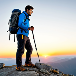 Pro Trek - Adventure Time**

"A fully clothed hiker, professional gear, appropriate attire, standing on a mountain summit at sunrise, wearing a Casio Pro Trek watch, backpack, scenic view, safe for work, perfect anatomy, correct proportions, family-friendly, landscape photography, high resolution."

**